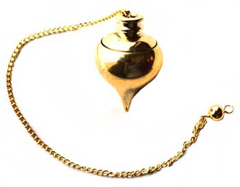 Gold Plated Pendulum w/ Compartment