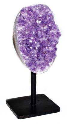 Amethyst on metal stand (B quality)