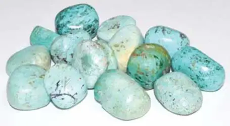 1 lb Turquoise tumbled stones - Click Image to Close