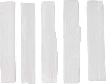 4\" Selenite mini sticks 5 pk