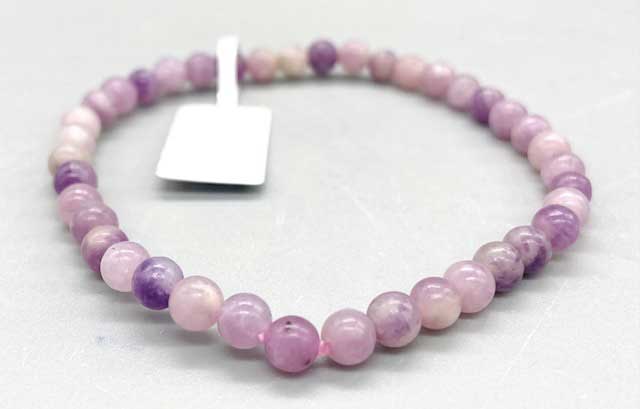 4mm Lepidolite bracelet