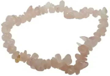 Rose Quartz chip bracelet