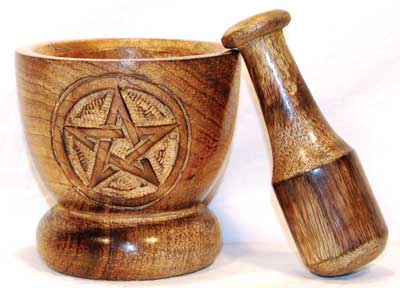 Wooden Pentagram M & P - Click Image to Close