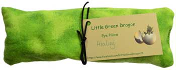 Healing eye pillow