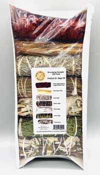 Smudging Gift Pack (Cedar, Dragon\'s Blood, Palo Santo, White Sage, Blue Sage, Desert Sage & Yerba Santa)