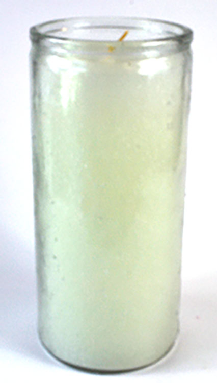 White 14-day jar candle