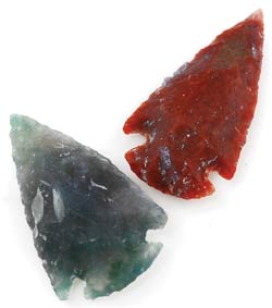 (set of 100) Arrowhead 1\"- 2 1/4\" stone