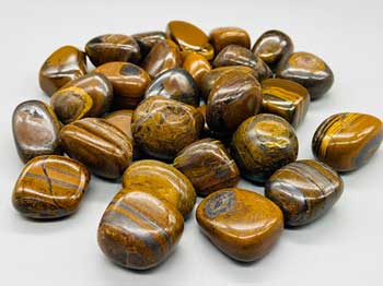 1 lb Jasper, Tiger tumbled stones - Click Image to Close