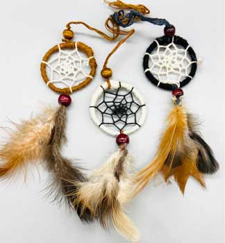 (set of 6) 1 1/2" Dreamcatcher