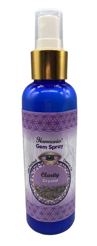 150ml Clarity/ Quartz/ Patchouli gem spray